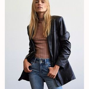 FREE PEOPLE WE THE FREE By My Side Vegan Blazer